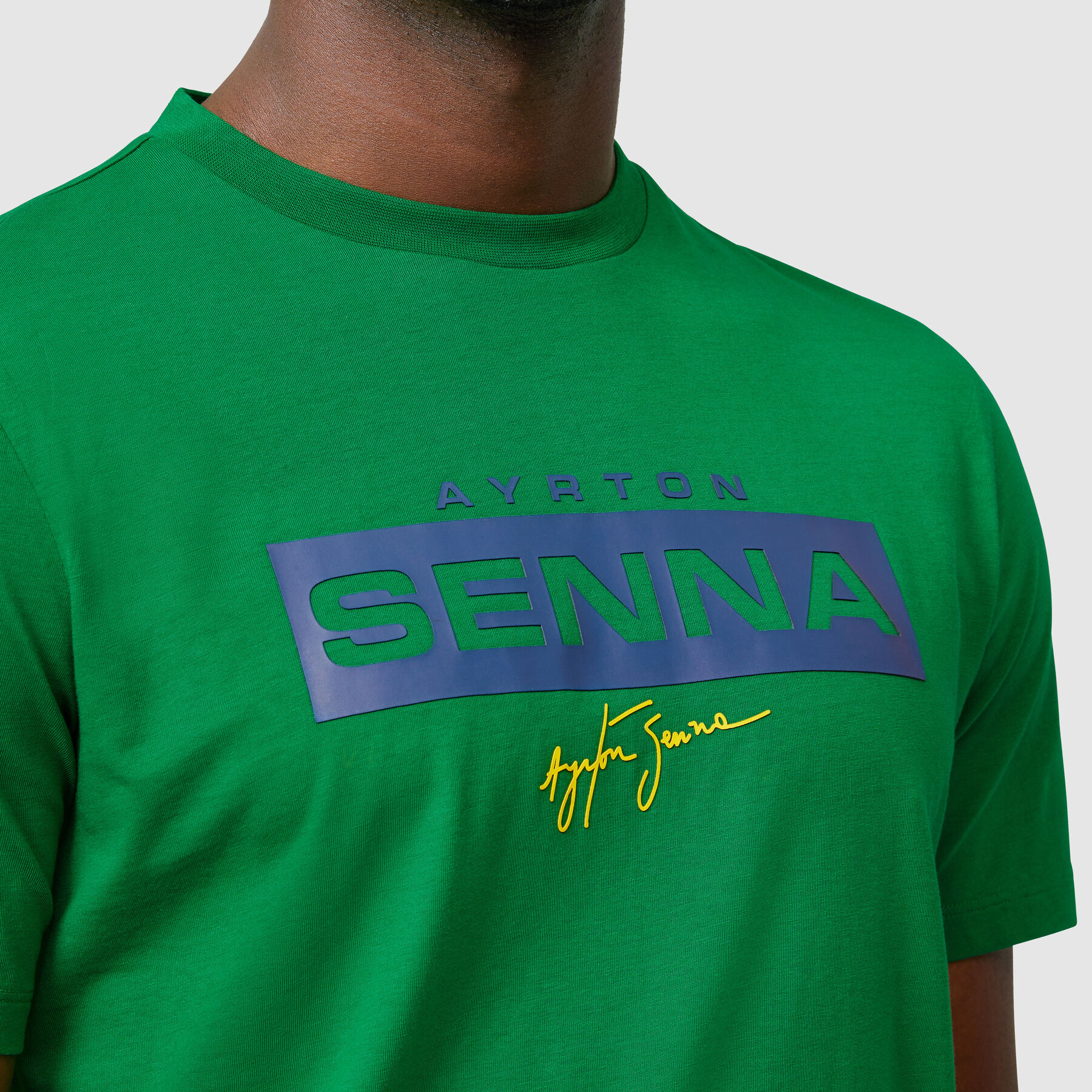 Ayrton Senna Collezione ufficiale Merchandise Logo Tee 