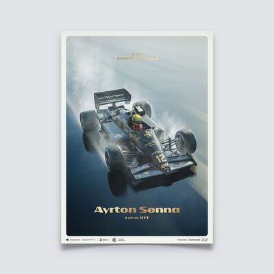 Lotus 97T - Aryton Senna Rainmaster Estoril 1985 Collector's Edition